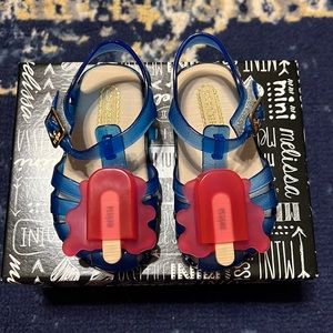 Mini Melissa toddler sandals size:6 NEW